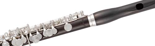 Close-up of a Selmer Piccolo